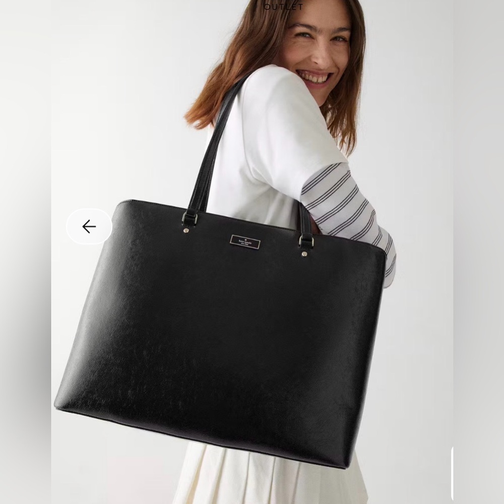 Kate Spade Bridget Crinkle Patent Large Tote NWT